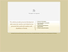 Tablet Screenshot of florida-ese.org